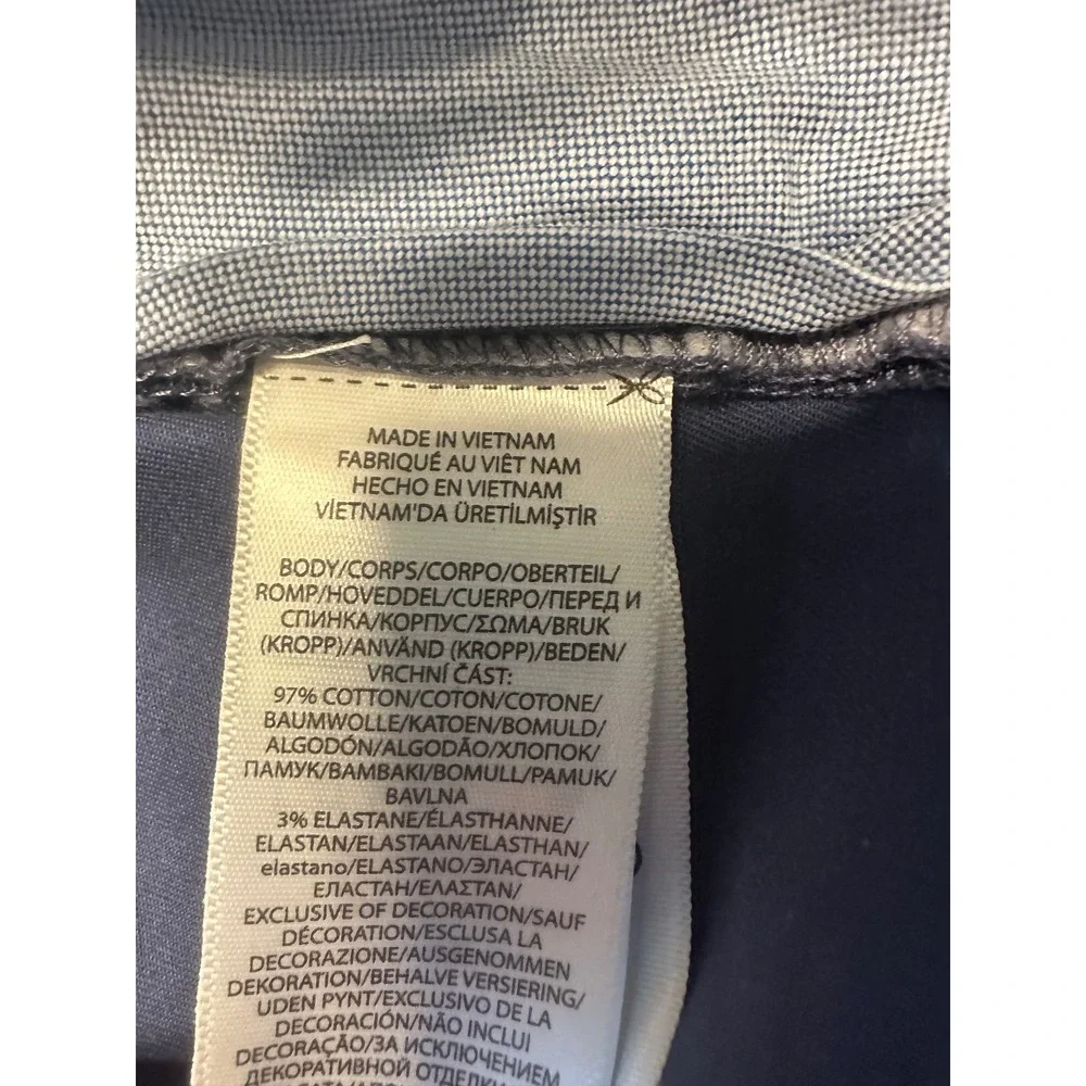 Polo Ralph Lauren Pants Mens 46B x 25 Navy Blue Classic Fit Chino Trousers